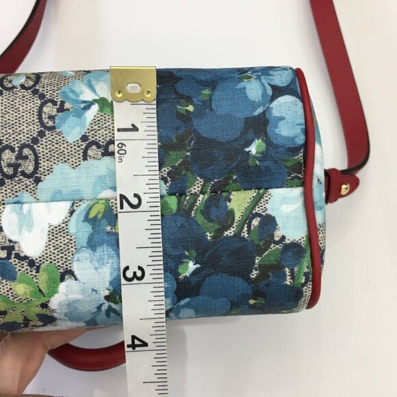 GUCCI-Mini GG Supreme Blooms Print Bag Crossbody NWT 100% Authentic - Picture 16 of 16